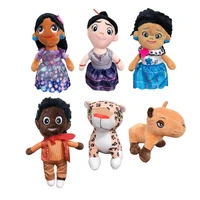 disney movie encanto plush toys anime encanto mirabel madrigal luisa charm soft dress stuffed plushie dolls gifts for children