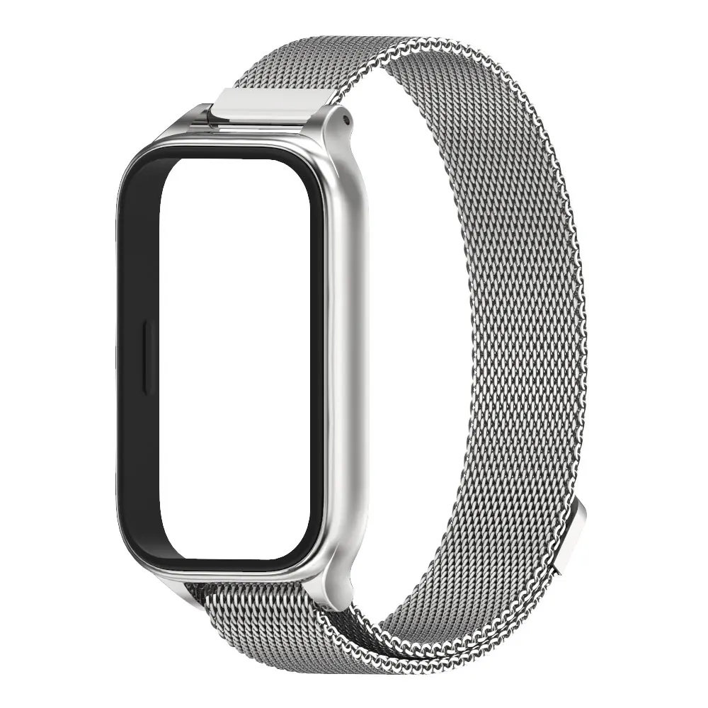 Металлический ремешок для Mi Band 9 Active Браслет-браслет для Xiaomi Smart Band 8 Active Ремешок для часов Mi 8 Active Ремешок из нержавеющей стали (art.: 3920cc59dcaed) - 3920cc59dcaed