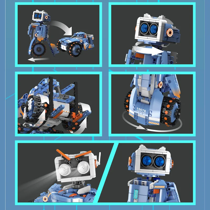 Конструктор MouldKing сто преобразований серия пять робот Карл совместимый с Legoeds