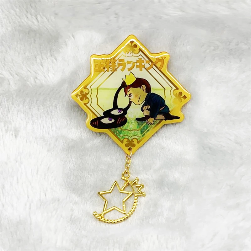 

Anime Ranking of Kings Bojji Kage Acrylic metal Pin Brooch badge Cosplay Prop