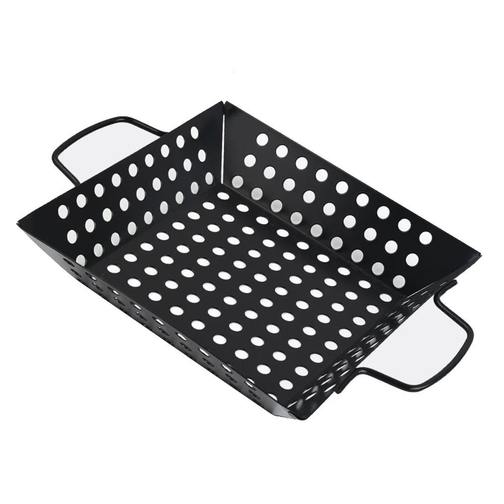 

BBQ Tool Barbecue Flavor Smokers Scallops Burgers Shrimp Charcoal Grills Small Or Delicate Food Vegetable Basket