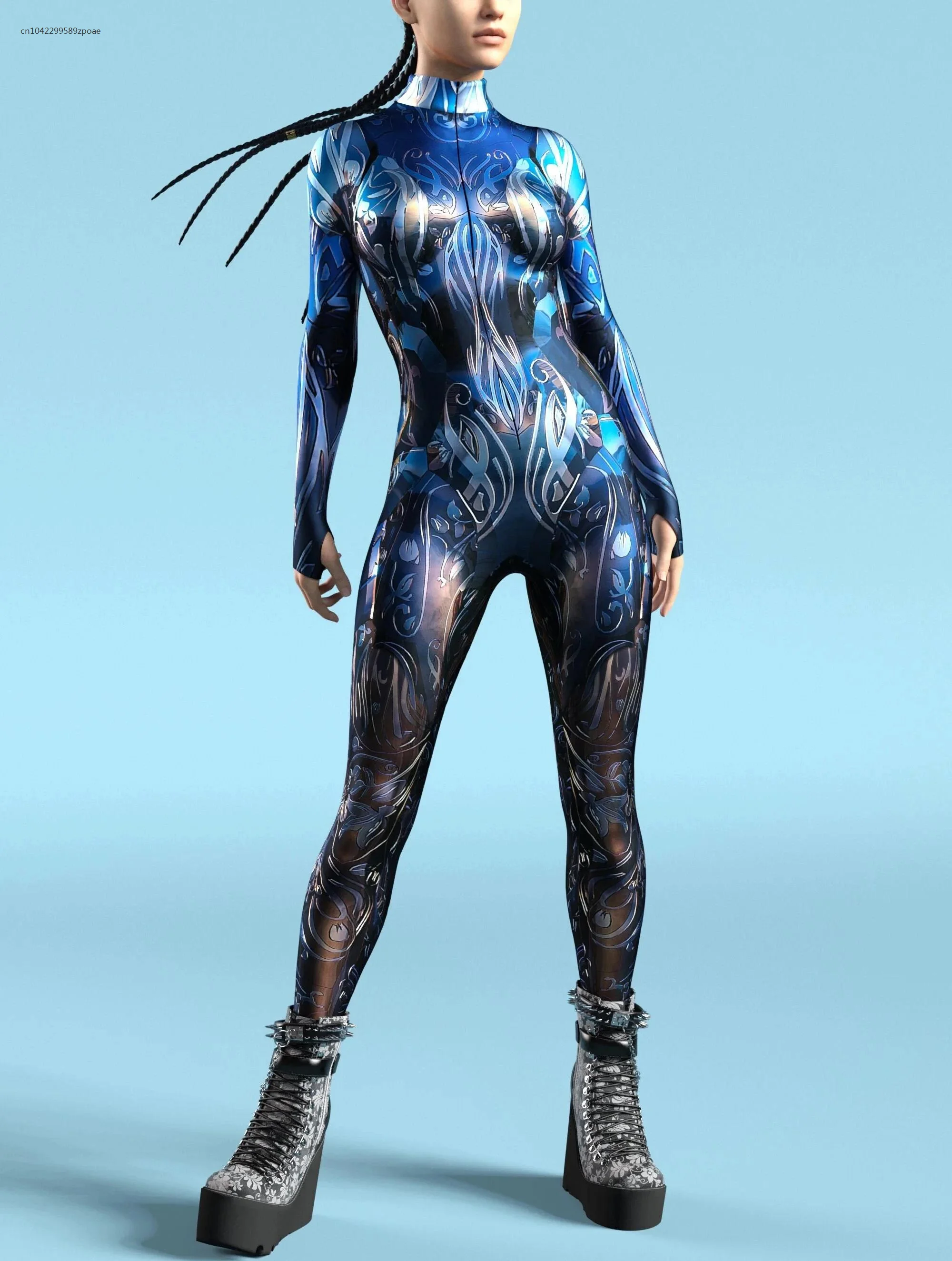 Фото Zentai костюм для женщин Горящий Человек фестиваль костюм кошки Хэллоуин искусственная одежда карнавальный морфий косплей уникальный костюм комбинезоны №3