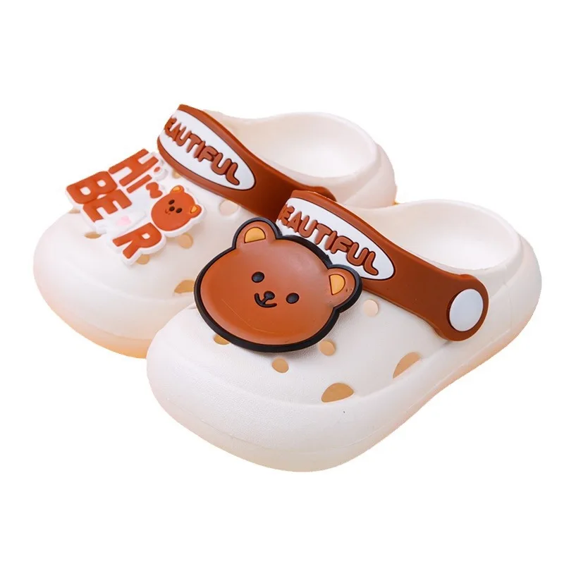 Новинка лета 2024 детские тапочки для дома Нескользящие с мягкой подошвой удобная