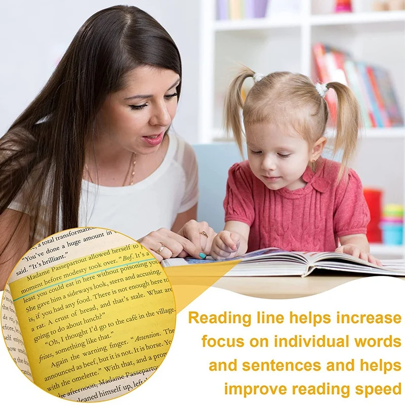26 шт. полоски для чтения с наведением инструменты Dyslexia детей Хайлайтер пальцев