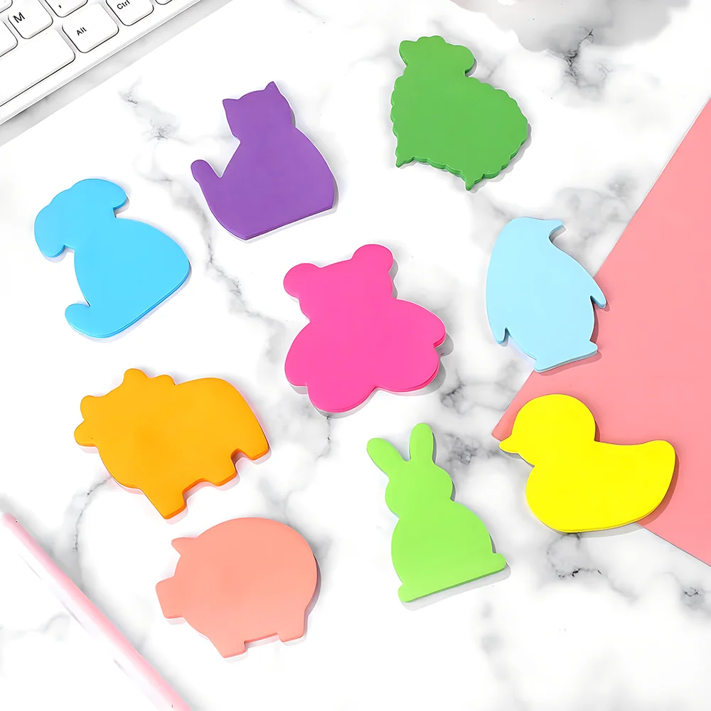 4 упаковки милые липкие заметки кавайный блокнот список дел ежедневник индексная