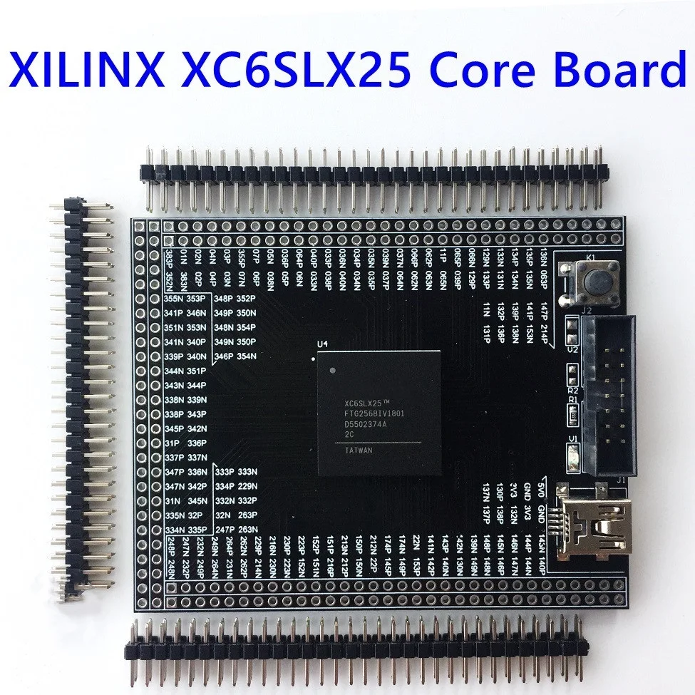 

Материнская плата Xilinx FPGA spartan6 XC6SLX25 XC6SLX16, минимальная системная макетная плата