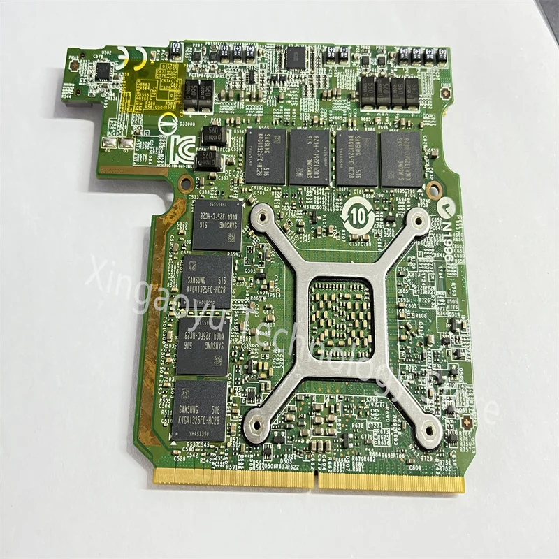 Фото Оригинальная видеокарта MS-1W0L1 MXM 3.0 для MSI GT73 GT73VR MS-17A1 GTX 980 8 ГБ GDDR5 N16E-GXX-A1, графический процессор для ноутбука, полностью протестирована №2