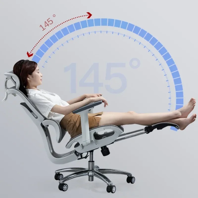 Эргономичное офисное сетчатое кресло Sillaa Gamer подъемное игровое с высокой спинкой