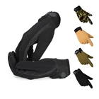 Перчатки мужские тактические, дышащие митенки без пальцев, Нескользящие, пригодные для носки, в стиле милитари