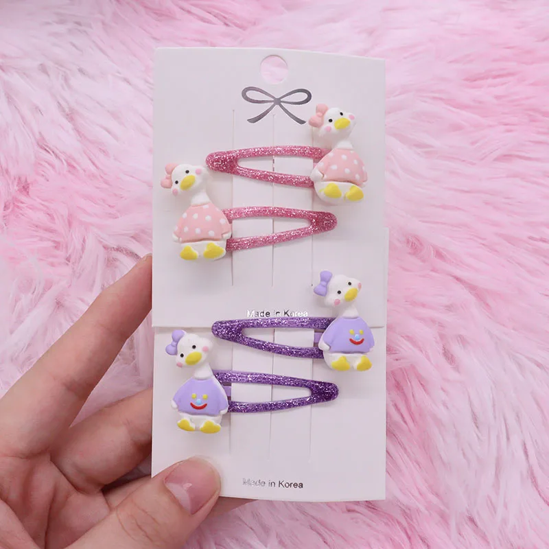 2 шт./комплект детские заколки для волос