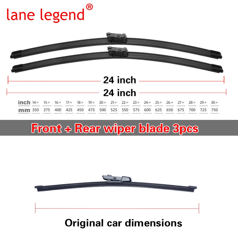 

Автомобильные щетки стеклоочистителя для Volkswagen VW Transporter T5 T6 Caravelle Multivan 2014 ~ 2023 дворники лобового стекла автомобильные аксессуары