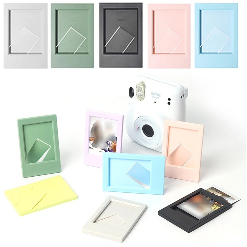 

Photocard Holder Scrapbook Decorative Photo Stand Photo Frame Desktop Decor Mini Classic Vertical 3 Inches card Frame рамк