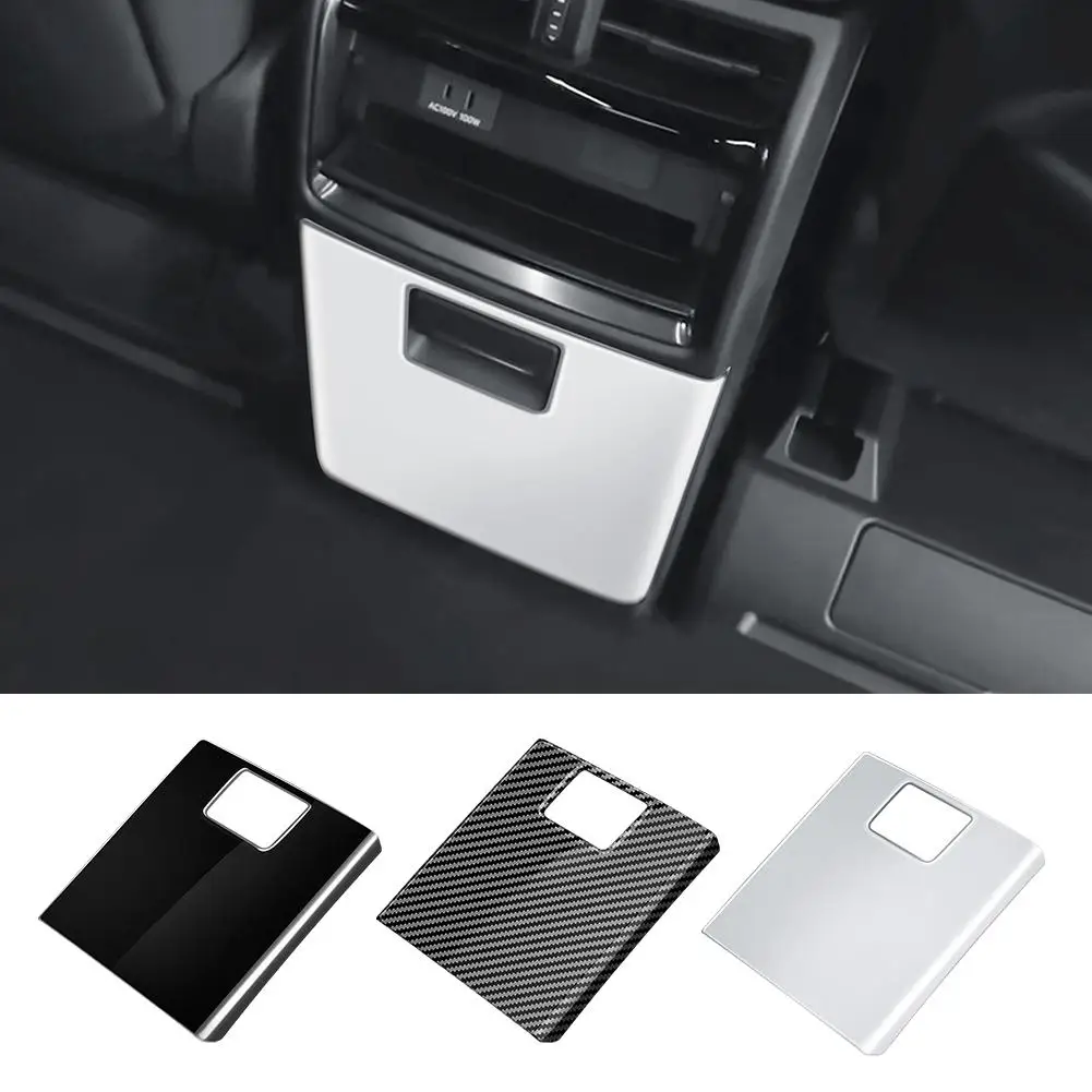 

Автомобильный яркий черный Задний ящик для хранения рамка Противоударная панель Крышка отделка Аксессуары для Toyota Alphard 40 серия 2023 + D7S4