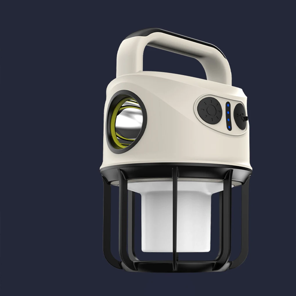 

Camping Lamp Outdoor Vintage Adjustable Emergency Rechargeable ABS Lantern Lighting Household Riding Barbecue Accessory