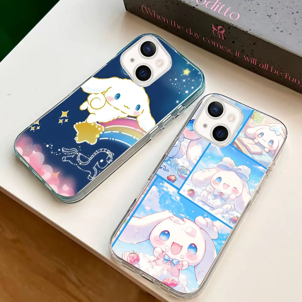 Прозрачный силиконовый чехол WBA-33 Sanrio-Cinnamoroll для LG K9 10 11 12 22 30 40 41 50 51 61 62 Plus Prime Max