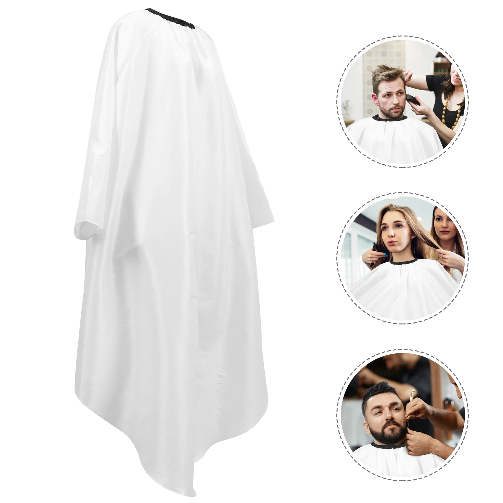 

1Pc Hair Cutting Cape Waterproof Hair Salon Cape Barber Haircut Cape for Salon Home Barbershop