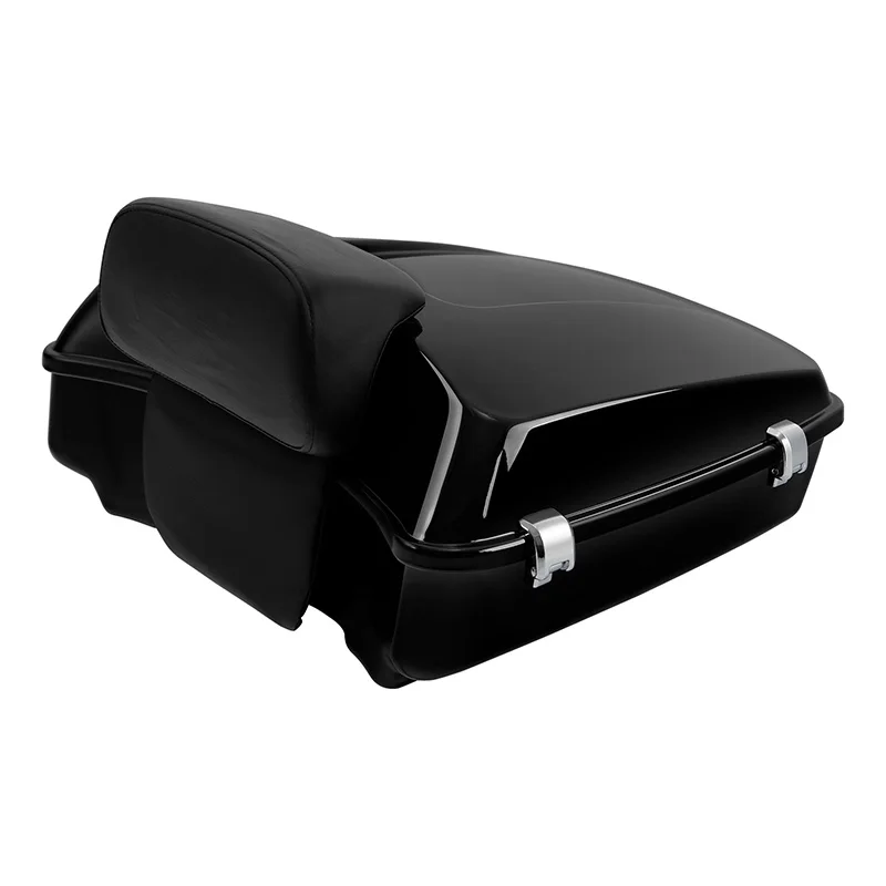 

Motorcycle Chopped Trunk W/ Backrest For Harley Touring Road Glide Electra Glide Road King Street Glide 2014-2022 2021 2020 2019