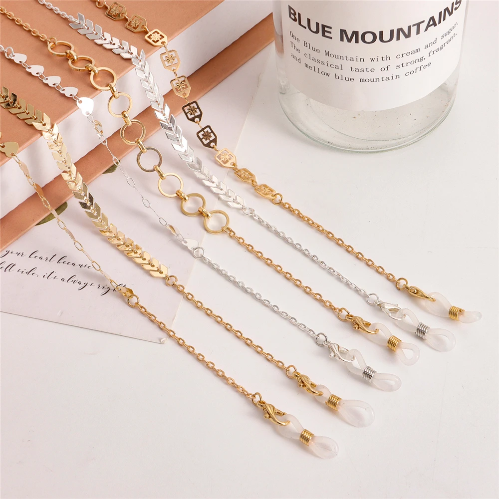 Модная цепочка для очков держатель маски ремешок стильные ремешки на цепочке