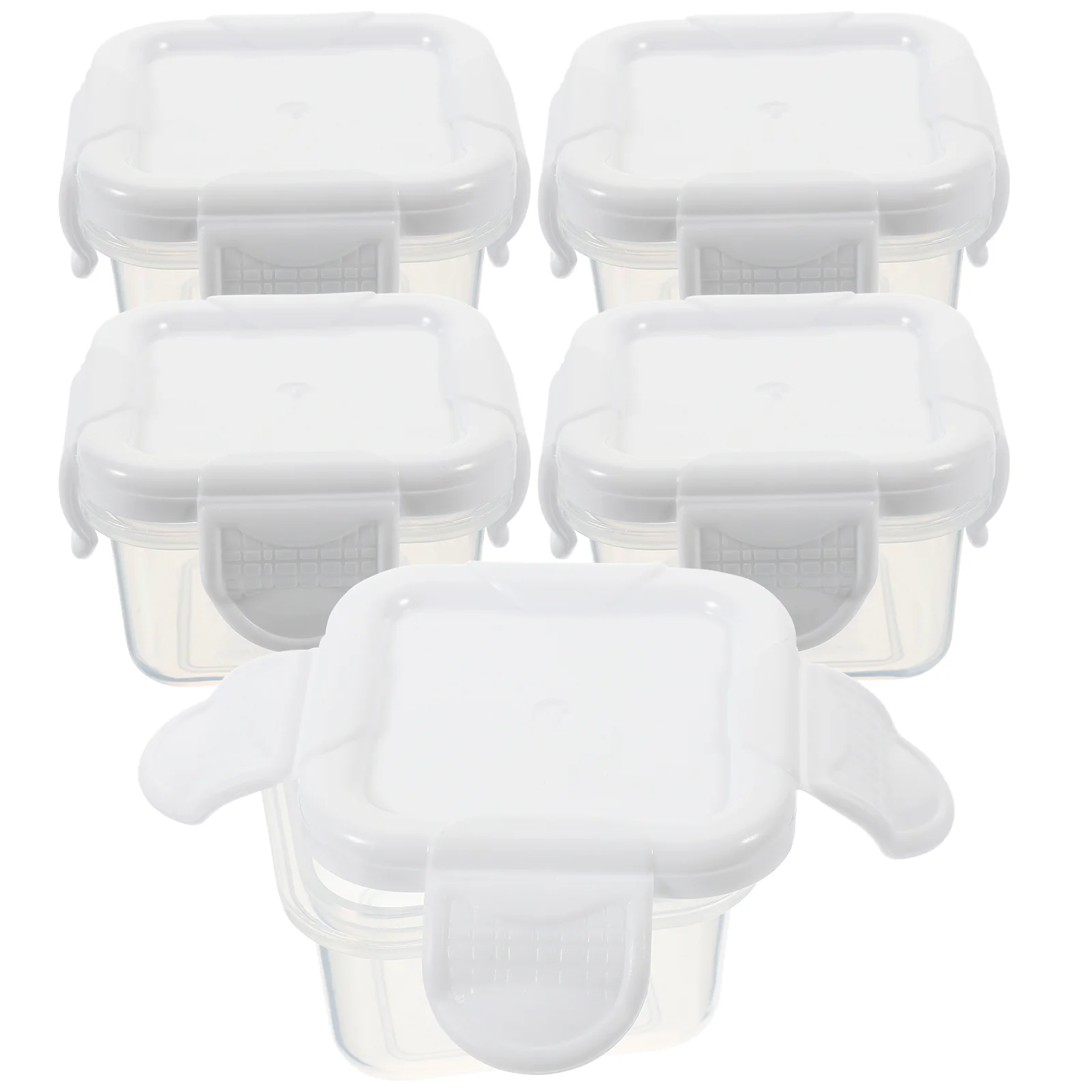 

5Pcs Kitchen Pantry Organization Square Storage Containers With Lids Containers With Lids for Kitchen