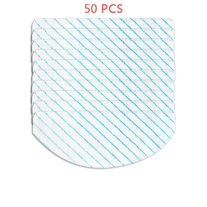 

10/30/50 шт. тряпичная Салфетка Для ECOVACS DEEBOT OZMO T8 AIVI, мощная Очистка микрофибры, подушечки для мытья, пылесос, моющийся