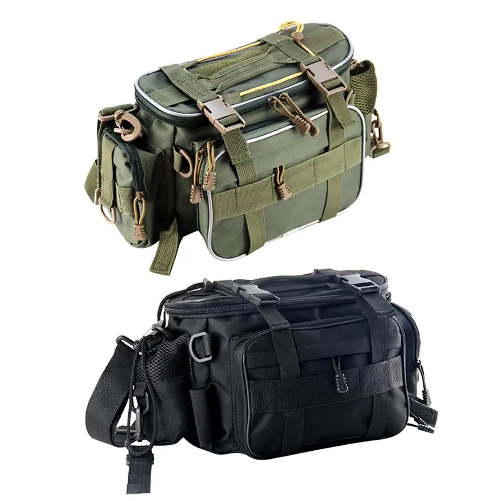 

Durable Fishing Bags Multi-function Large Capacity Shoulder Bags Fishing Bag Lure Gear Storage Fishing Tackle Packs