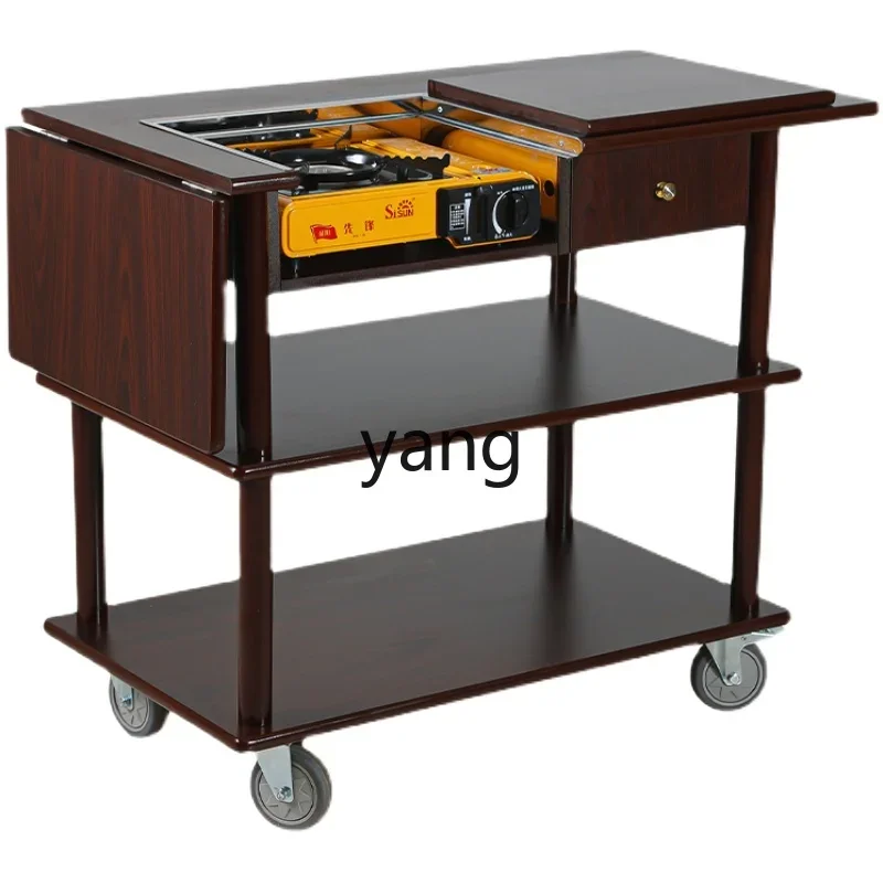 Lmm ручной штовхающий мобильный грузовик для живого приготовления пищи с