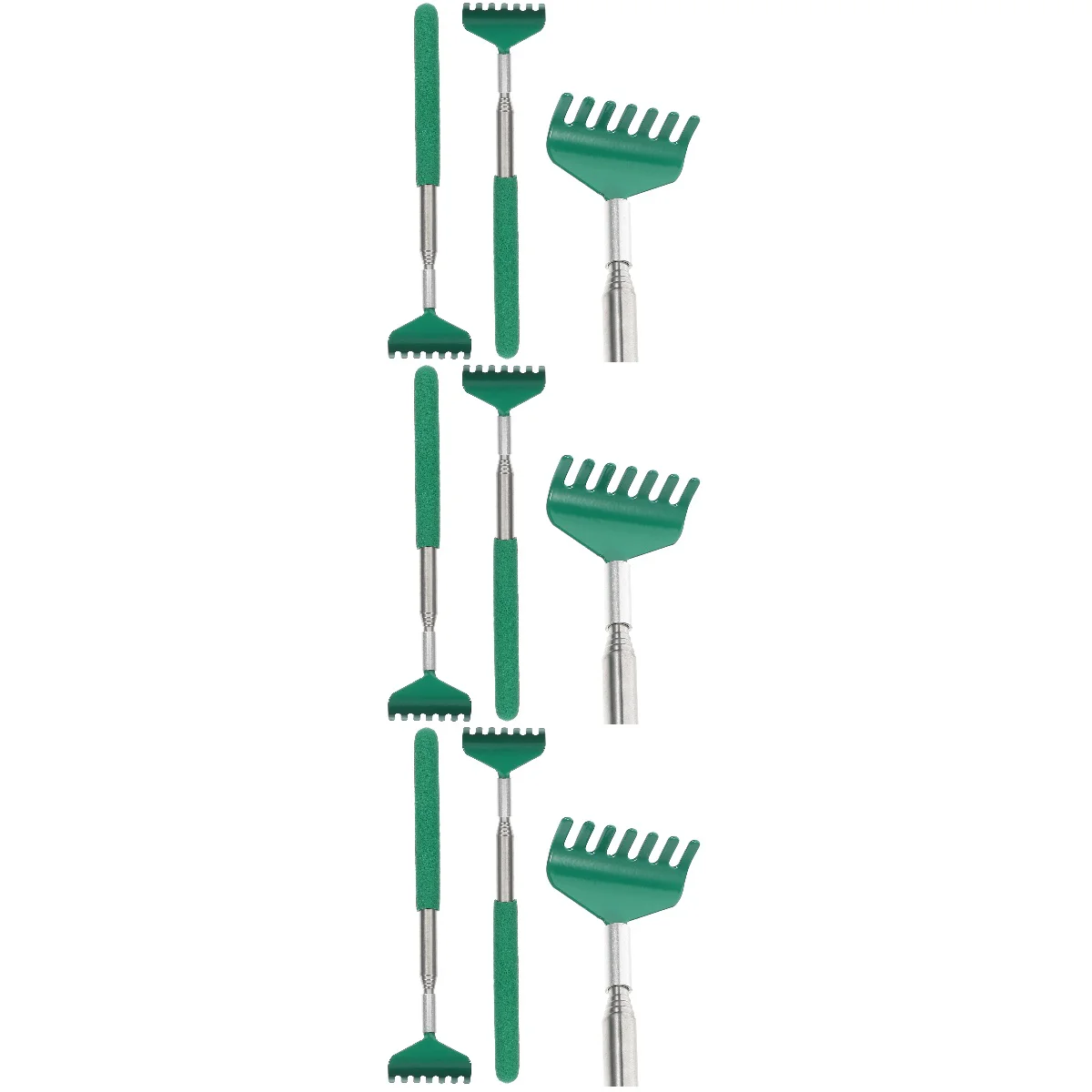 

6 Telescoping Back Scratcher Portable Back Scratcher for Itch Relief