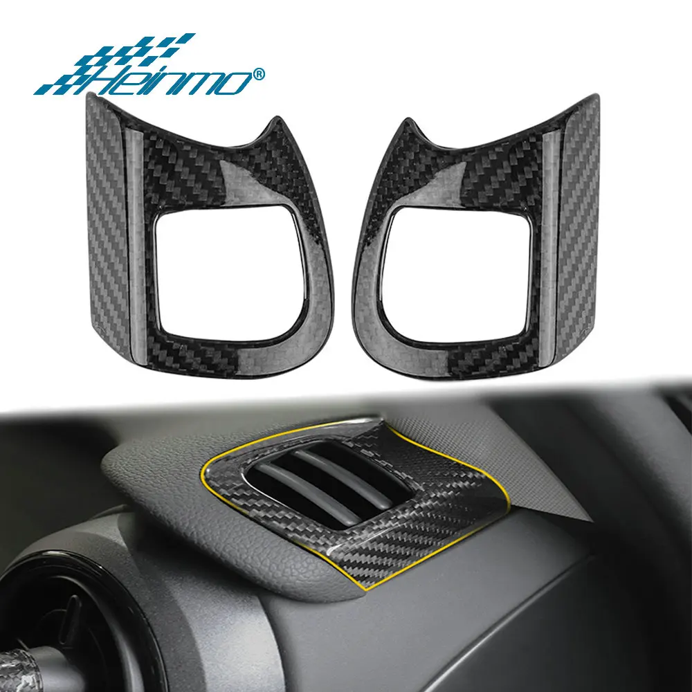 

For Mini Cooper One S F55 F56 F57 Car Air Vent Cover Outlet Shell Carbon Fiber Interior Accessories Outlet Decorative Stickers