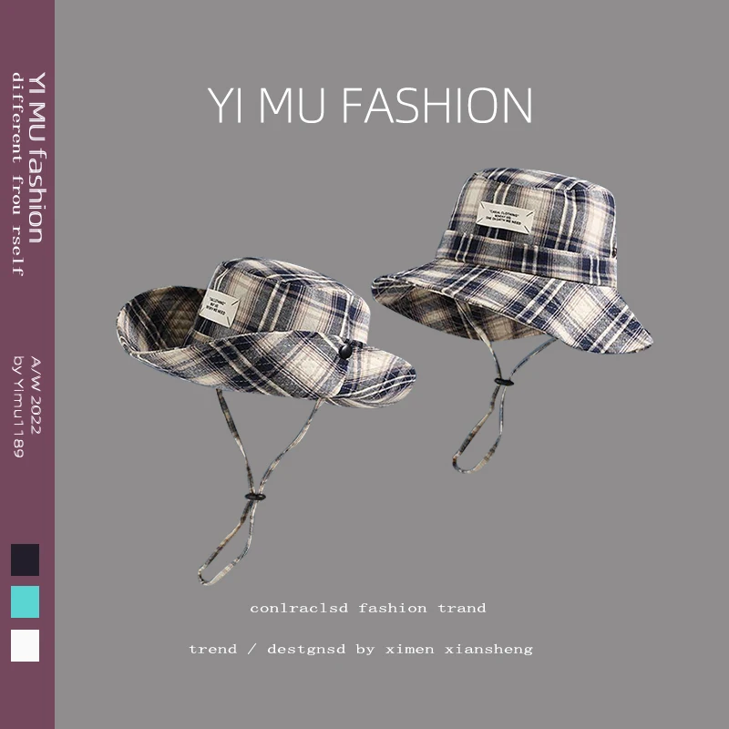 

Панама на шнуровке для мужчин и женщин, ретро-шляпа с тканевой этикеткой, для защиты от солнца, в западном стиле, летняя ковбойская шляпа