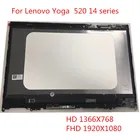 С рамкой 14,0 для Lenovo Yoga 520-14 80X8 80ym 520-14IKB, ЖК-дисплей с сенсорным дигитайзером в сборе FRU 5D10N45603 5D10N4560