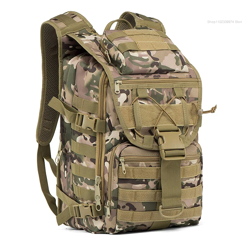 

Military Tactical Backpack Camo Men Army Hunting Rucksack 40L Outdoor Unisex Camping Hiking Fishing Bag Large Survival Bag