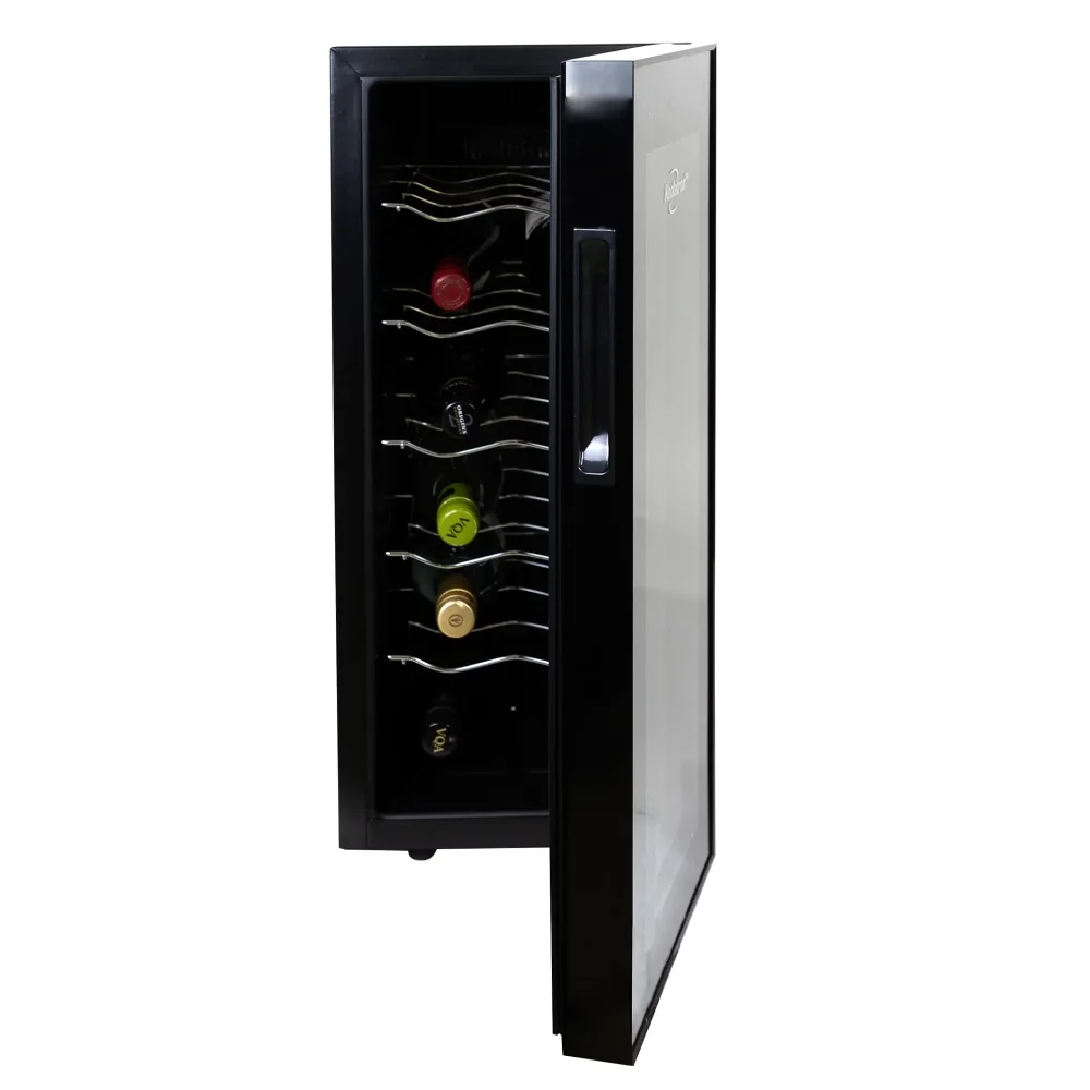 Koolatron 12 Bottle Wine Fridge Tabletop Wine Cellar Freestanding Wine Refrigerator