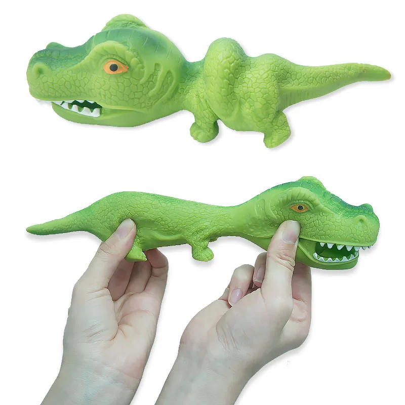 

2022 High Quality Promotional Gifts Stretchy Dinosaur Magic Sand Filled Stress fidget Toy Elastic Toy for Child Adult