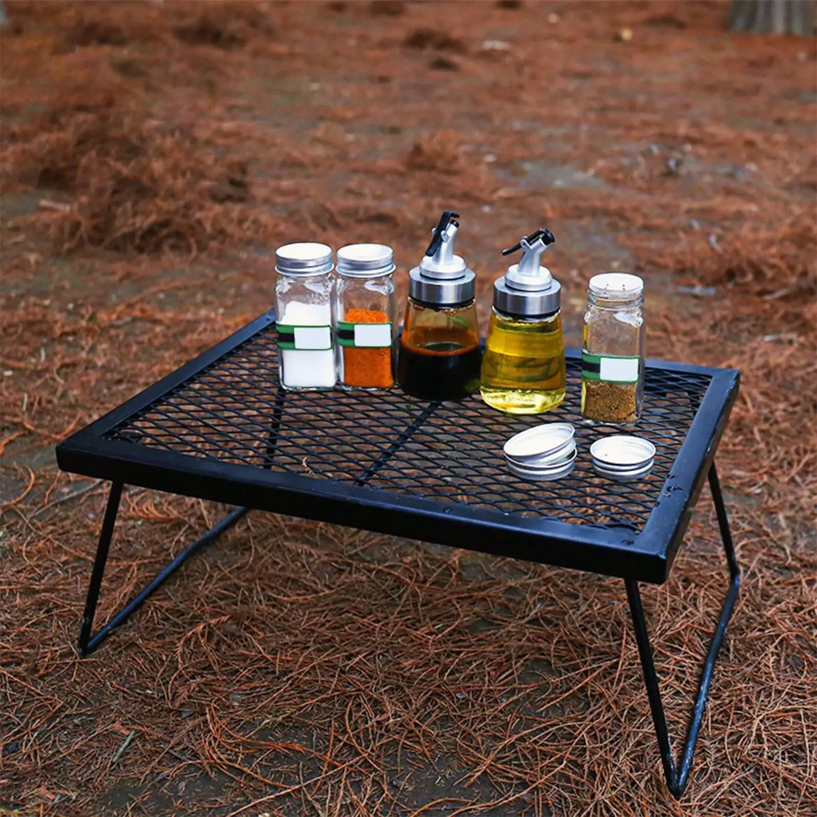 Складной стол для кемпинга сетка хранения портативный Фотофон пикника