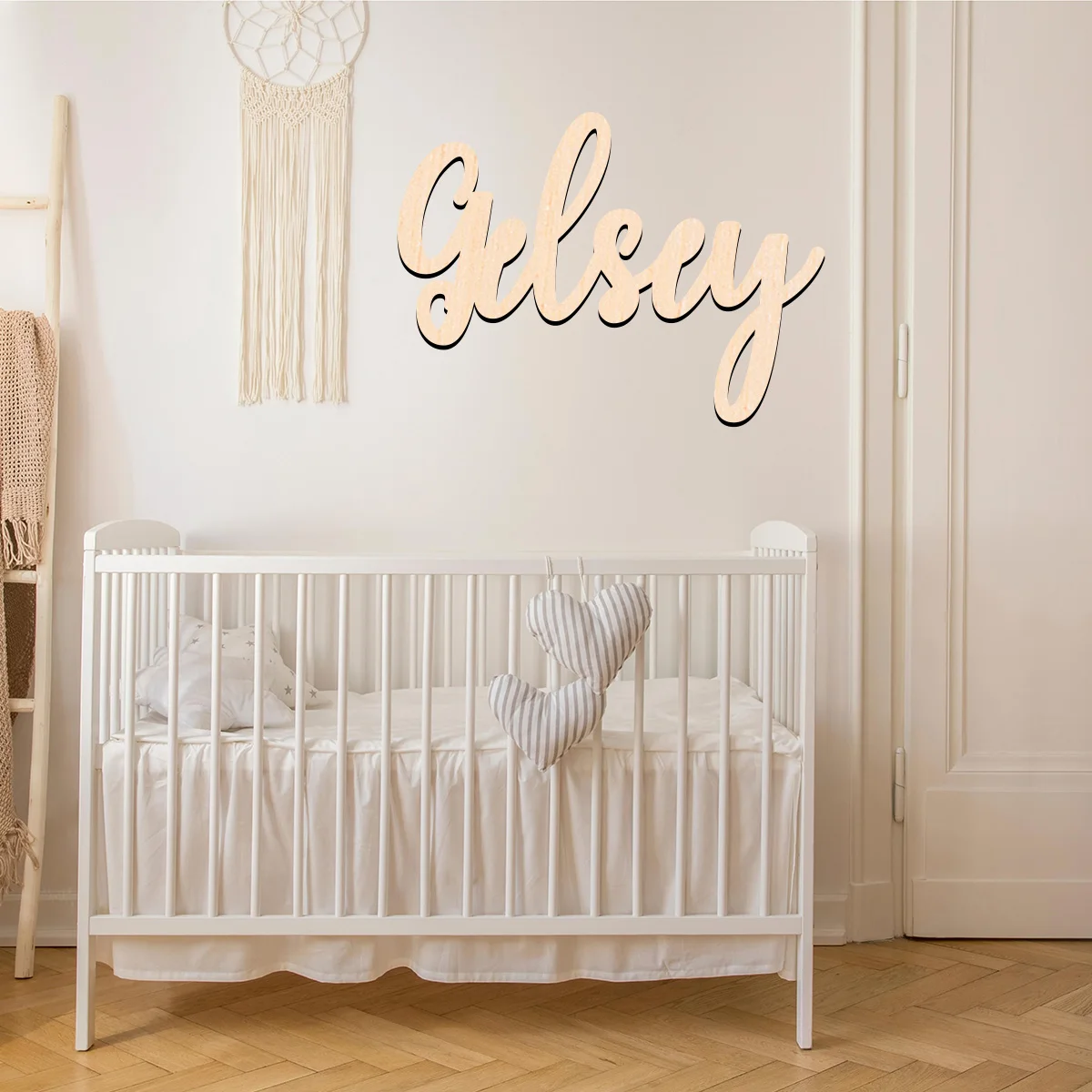 1 шт. красивые шрифты BFC с омелой и поцелуями индивидуальное имя деревянная