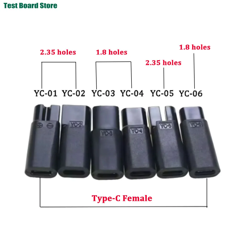 Фото 6 шт. USB Type C зарядное устройство адаптер питания для бритья для универсальной электрической машинки для стрижки волос триммеры для бороды бритвы №2