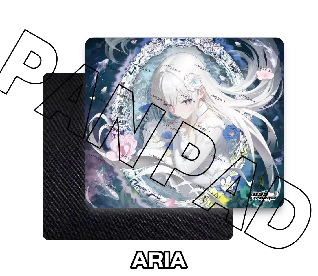 Фото Игровой коврик для мыши PAN Esports Dysphoria ARIA Glass, обеспечивающий одновременно скорость и плавность движений, для VALORANT, TTK, CSGO, аксессуары для ПК, подарки. №4