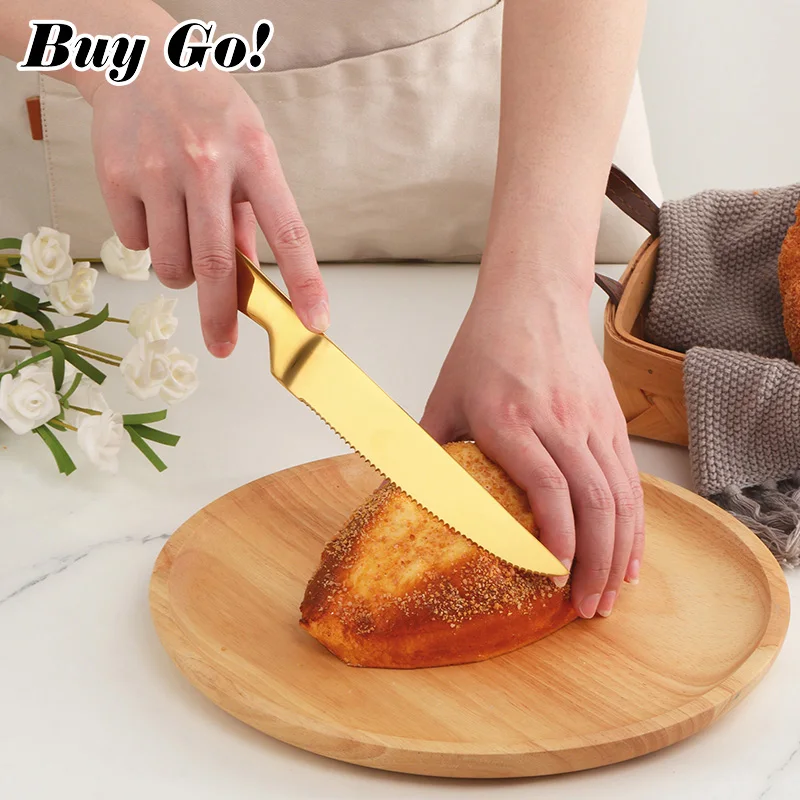 Набор столовых ножей из нержавеющей стали 6/8 шт. острый нож для стейка ножи