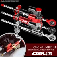 motorcycle cnc aluminum adjustable steering damper stabilizer for honda cbr400 cbr400r cbr400rr cbr 400 1988 1989 1990 1991 1992