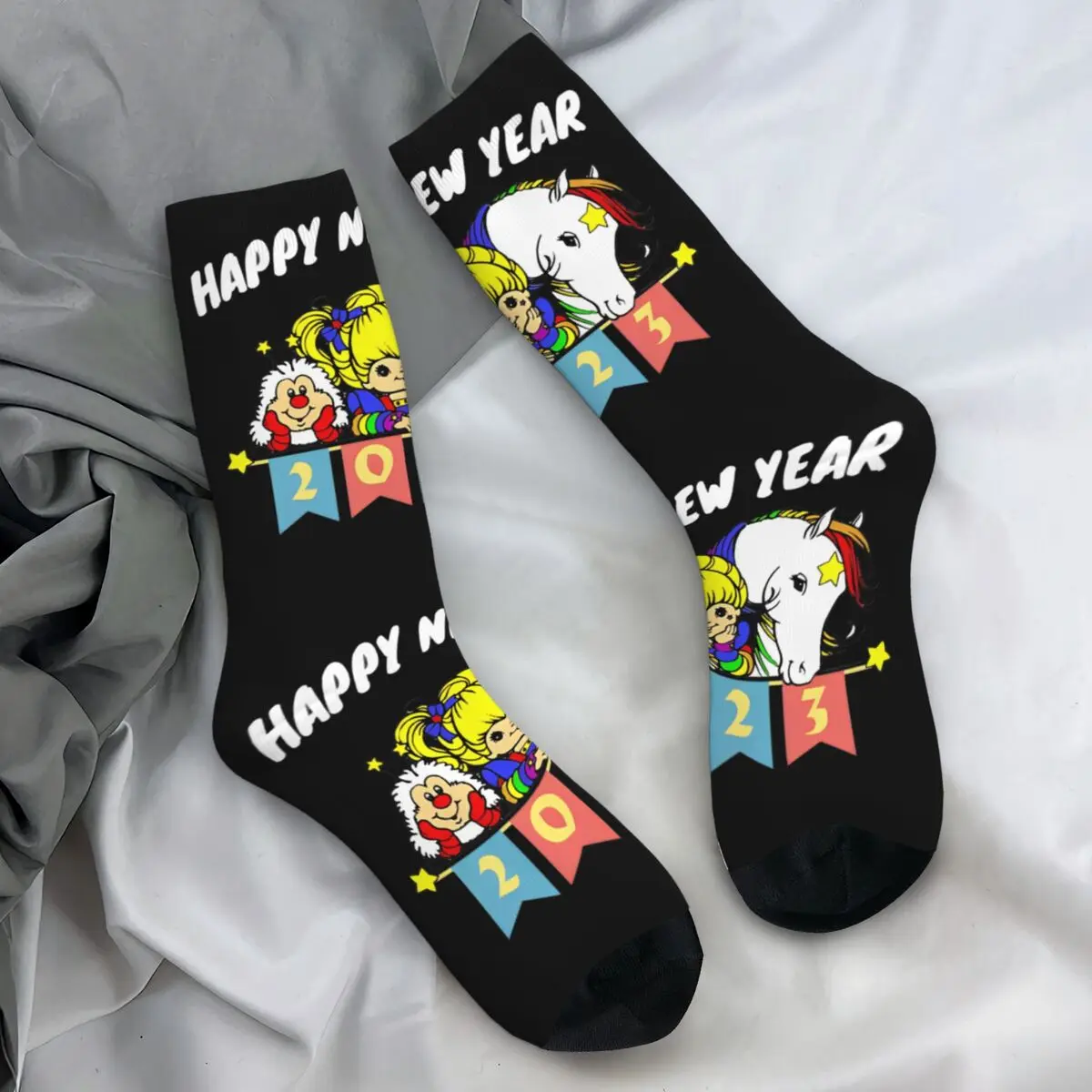 Носки Rainbow Brite модные чулки весенние нескользящие мужские носки дизайнерские