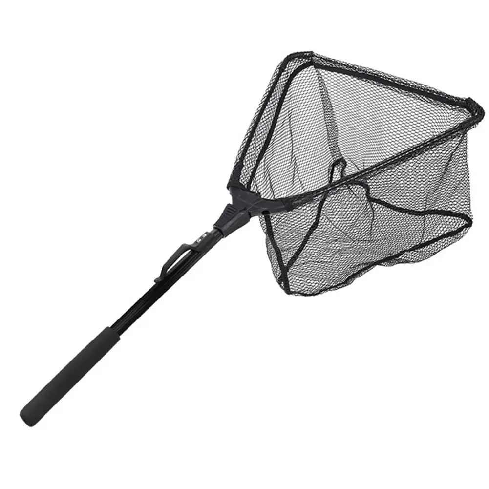 

Ultralight Portable Aluminum Alloy Folding Fishing Net Fly Hand Dip Casting Net Pesca Tackle Accessories Fishing Tank Hand Net