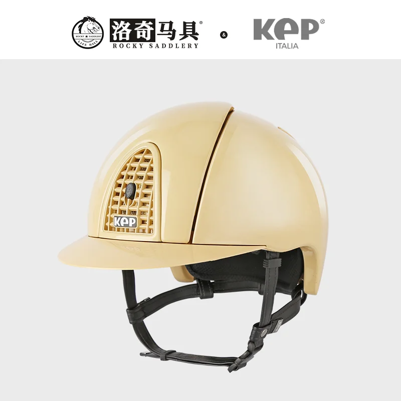 Шлем для верховой езды желтого цвета
