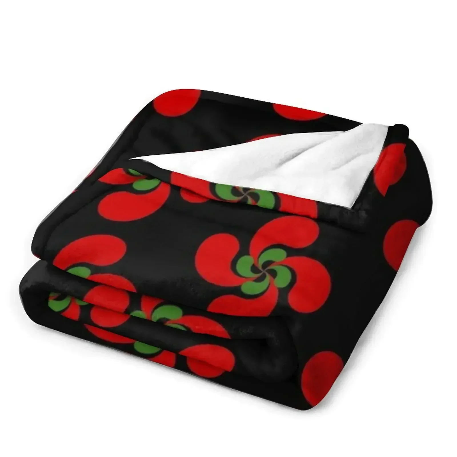 Баскский крест Lauburu красный зеленый белый Reisadi пледы модные диваны мягкие