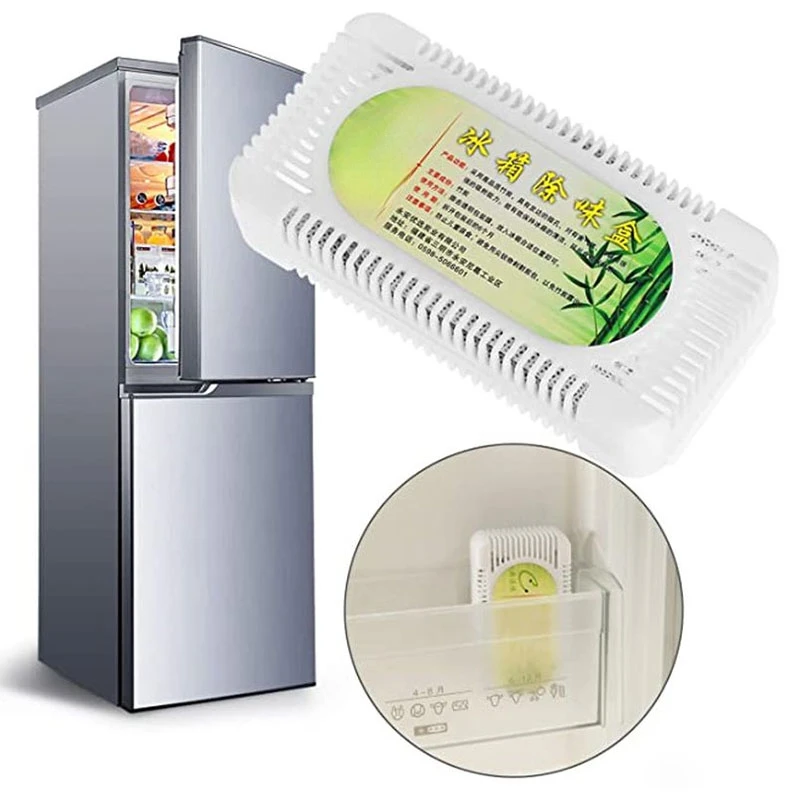 

New in Bamboo Charcoal Air Purification Refrigerator Deodorant Refrigerator Deodorant Freezer Closet Deodorant Box Deodorant chr
