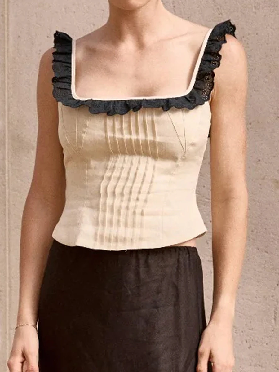 Женские летние укороченные майки в стиле Харадзюку облегающий шикарный топ без