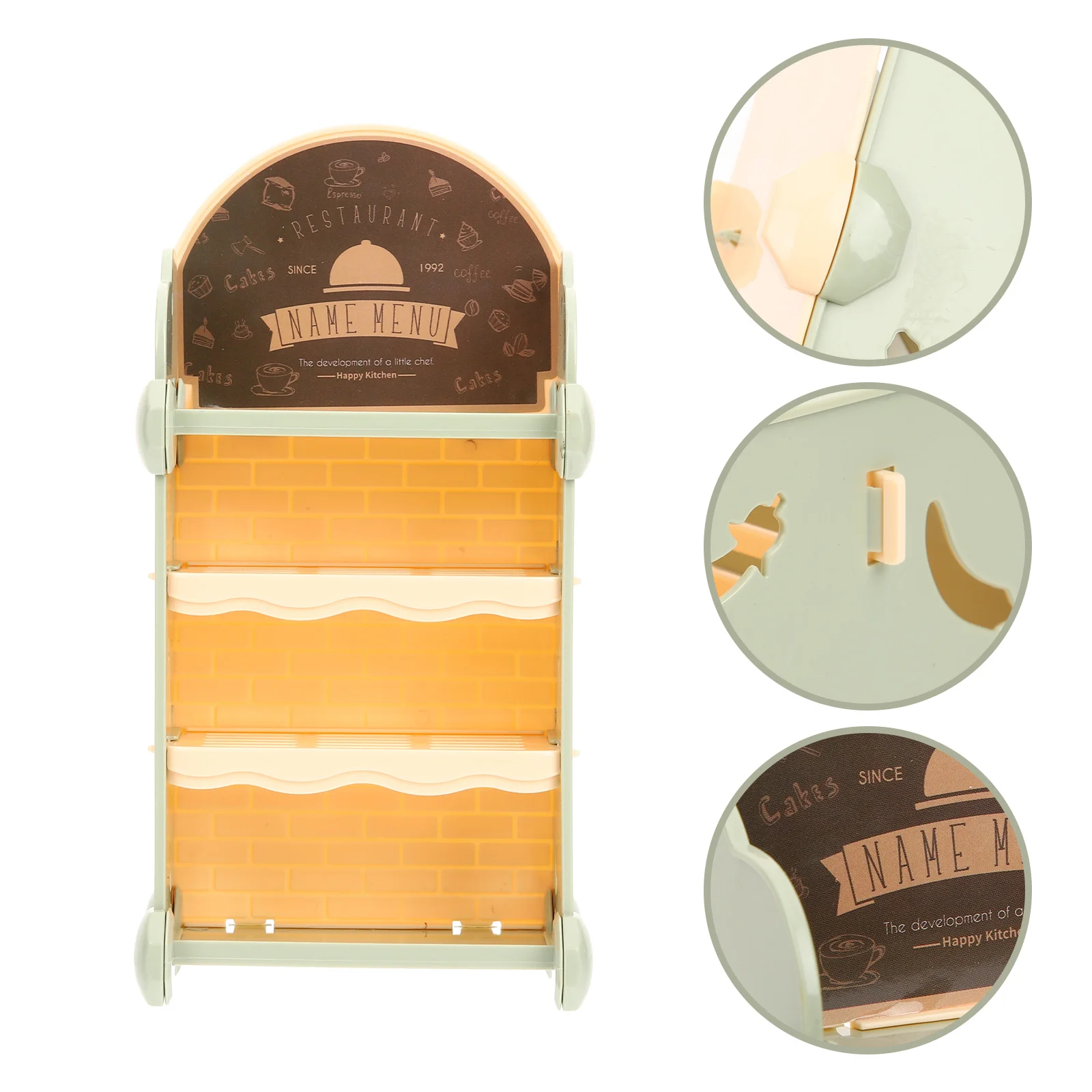 

Miniature Storage Stand Mini House Furniture Tiny House Decorative Accessory