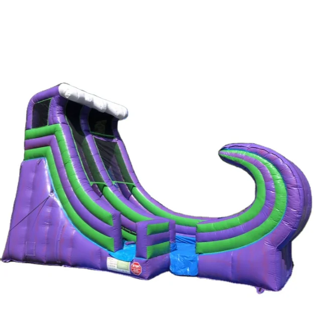 Коммерческие гигантские 19-футовые горки Rapids полутрубные надувные водные для