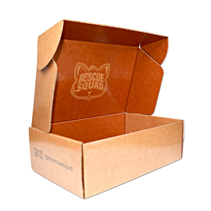 

SENCAI Free Design Recyclable Custom Logo Corrugated Paper Box For Shoes Clothing Packaging