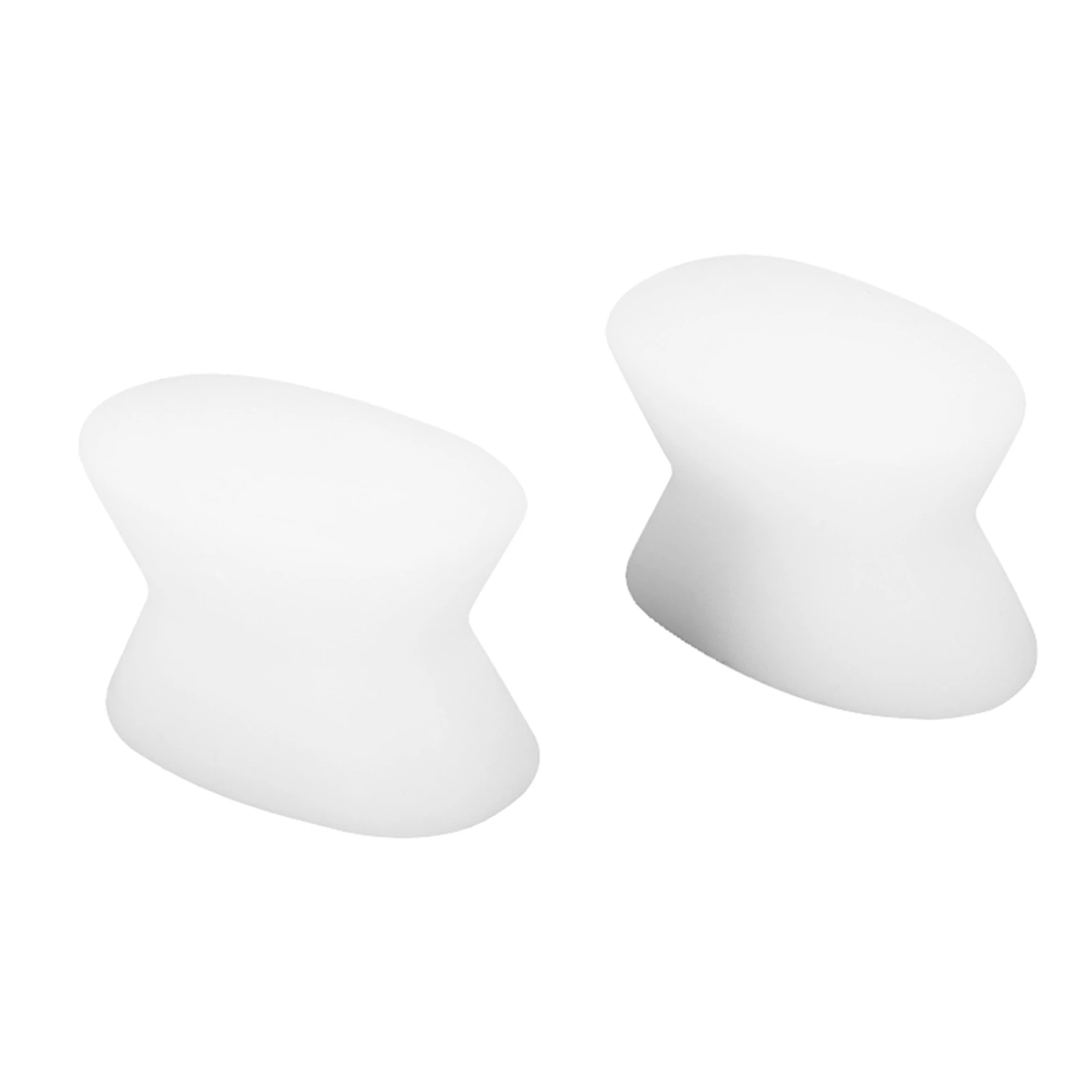 

1 Pair Silicone Gel Toe Protector Straightener Separator Alignment Pain Relief LJ