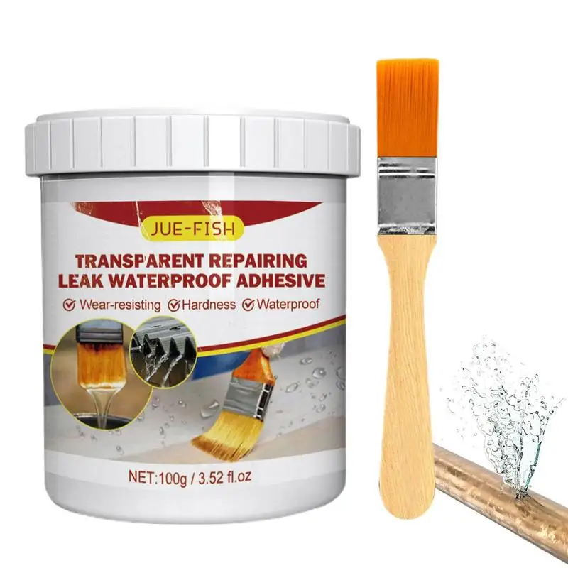 

100g Waterproof Multifunctional Glue Resist High Temperature Adhesive Glue For Window Toilet Window Roof External Wall Repair